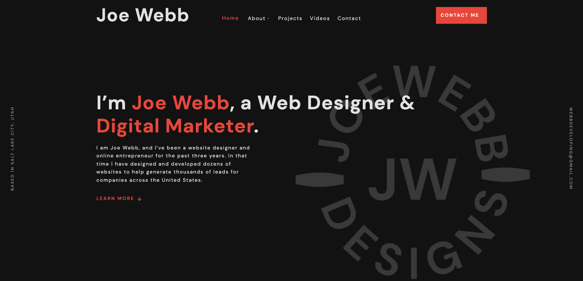 How I built my portfolio website