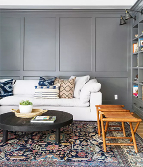 เลือกสีพรมให้ต่างกับสีไม้