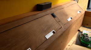 Bed-side Cupboards the van conversion guide