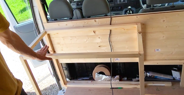 Kitchen unit, Drawers & Extraction Fan the van conversion guide