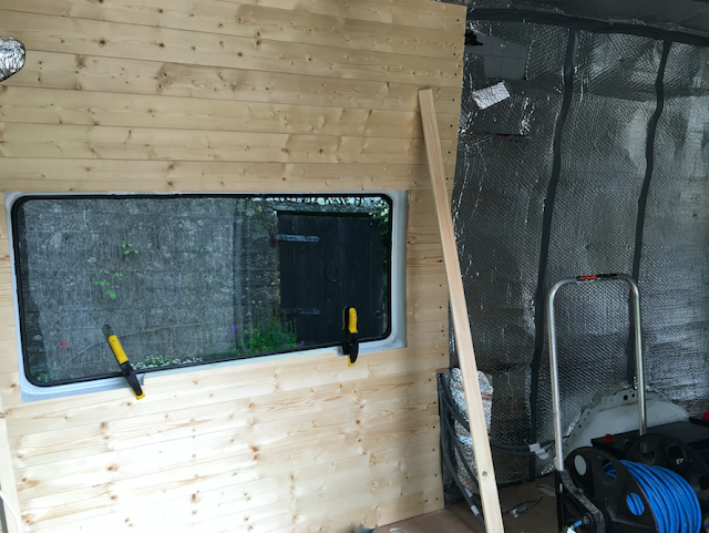 Van conversions Cladding & Danish Oil
