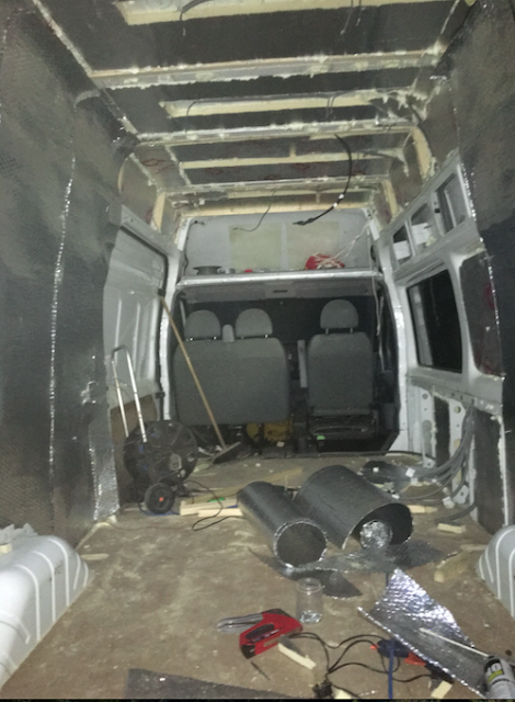 Van conversion insulation