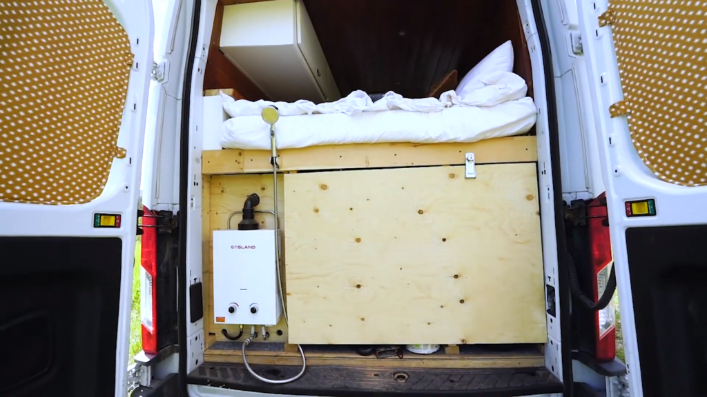 Nikki’s Cosy Log Cabin Inspired Ford Transit 250 Van Conversion the van conversion guide e-book