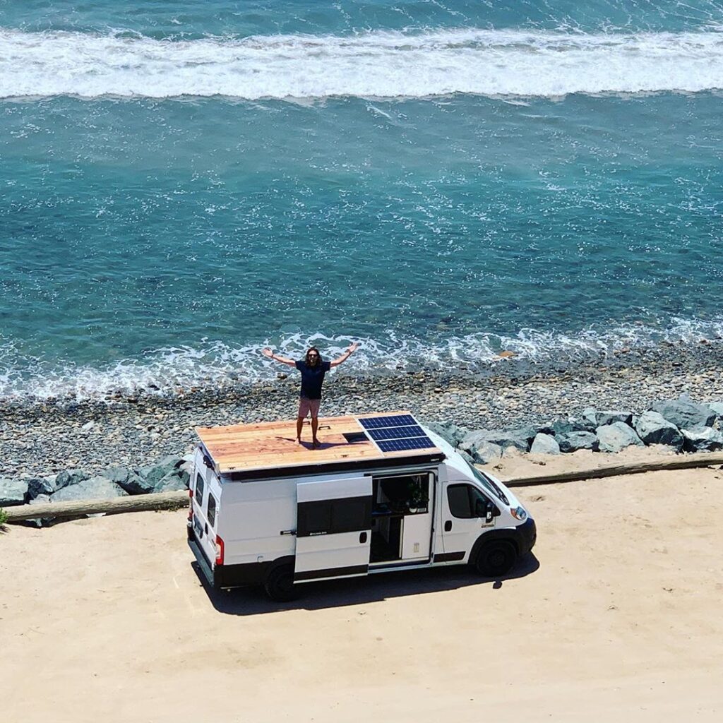 Aaron and Meg's Pro Master Van Conversion Fit for a Luxury Chef the van conversion guide e-book