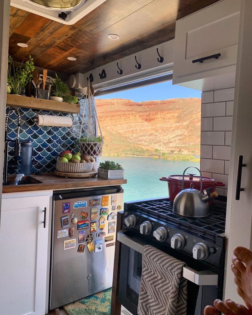 Aaron and Meg's Pro Master Van Conversion Fit for a Luxury Chef the van conversion guide e-book