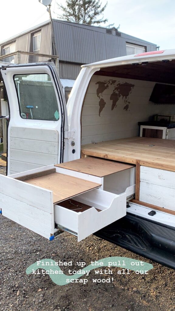 Clayton and Alyssa’s Self-Converted 2002 Ford E150 Econoline