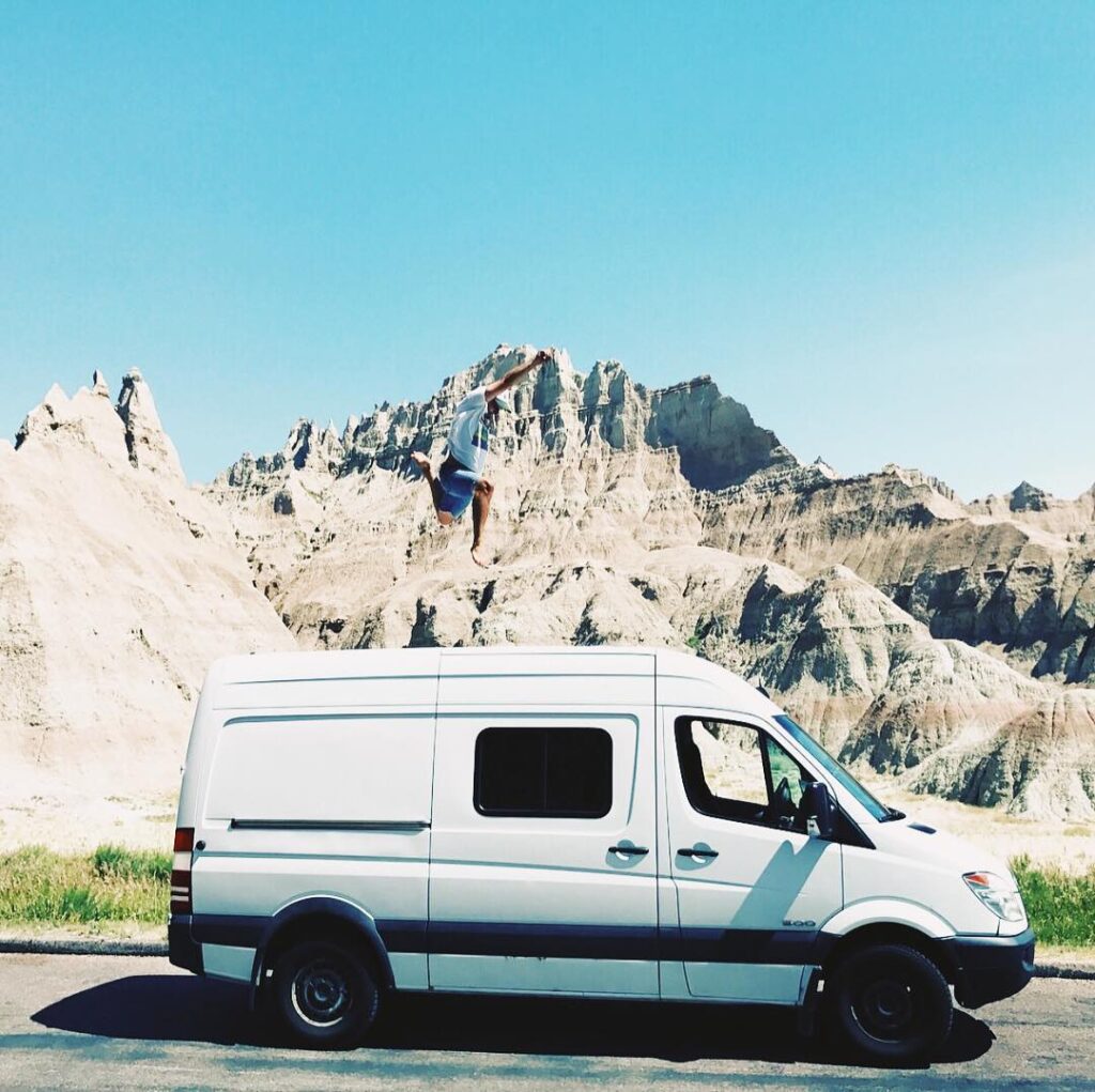 Kara and Cole’s Modern Honeymoon 159 Extended ProMaster Van Conversion