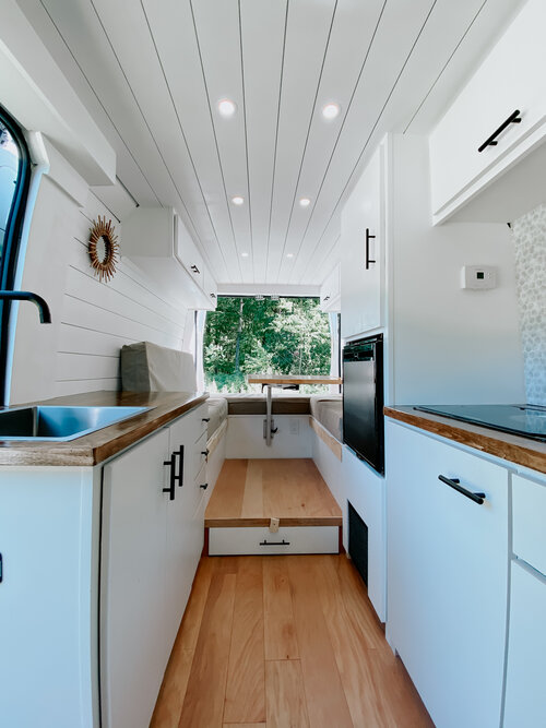 Kara and Cole’s Modern Honeymoon 159 Extended ProMaster Van Conversion the van conversion guide e-book