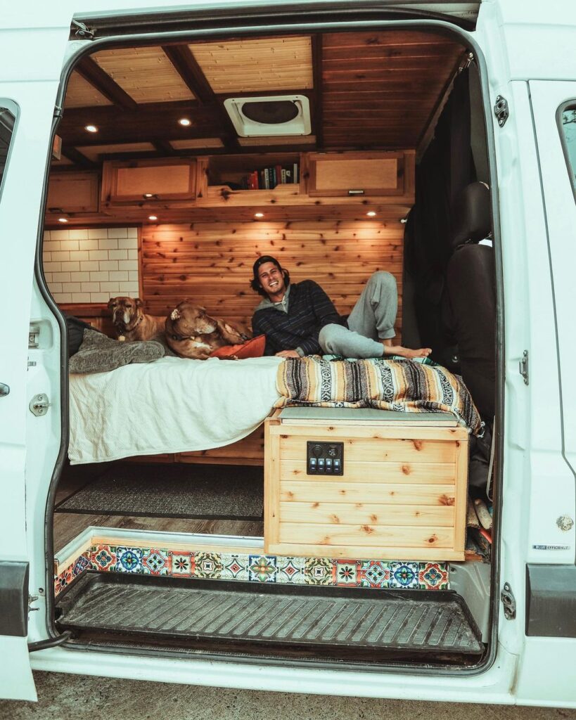 Shane’s Beautifully Hand-Crafted Wooden 2013 Mercedes Sprinter Van Conversion the van conversion guide e-book