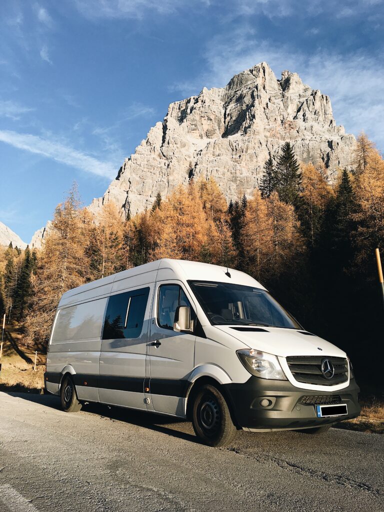 Jacqui’s Modern-Apartment-Like Mercedes Sprinter Van Conversion the van conversion guide ebook