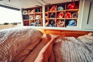 Betsy and Justin’s Money-Saving Self Built 2005 Dodge Sprinter Van Conversion