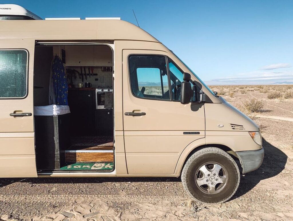 Amanda and zach 2006 mercedes sprinter van conversion