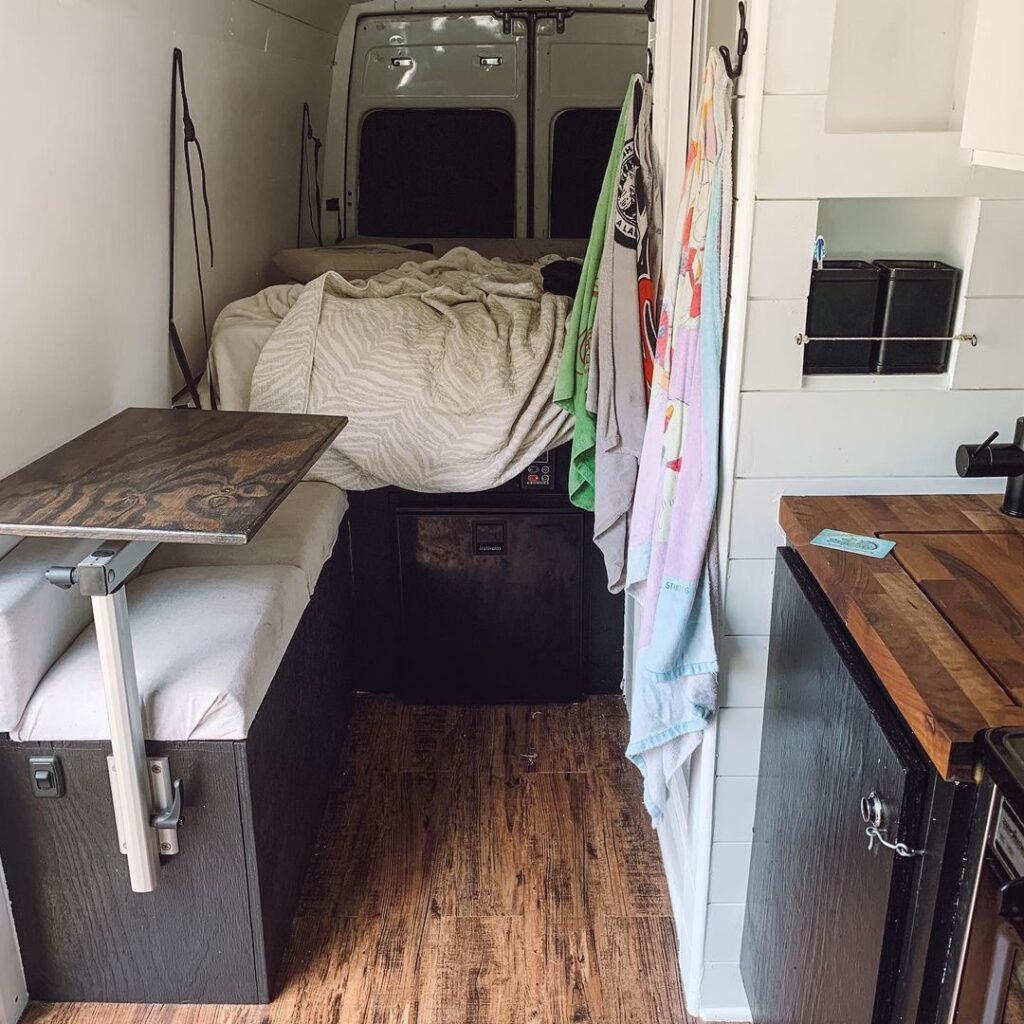Amanda and zach 2006 mercedes sprinter van conversion