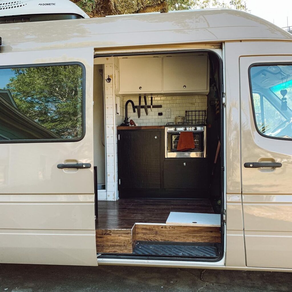 Amanda and zach 2006 mercedes sprinter van conversion