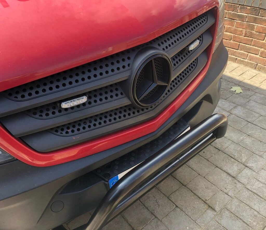 mercedes sprinter blacked out logo
