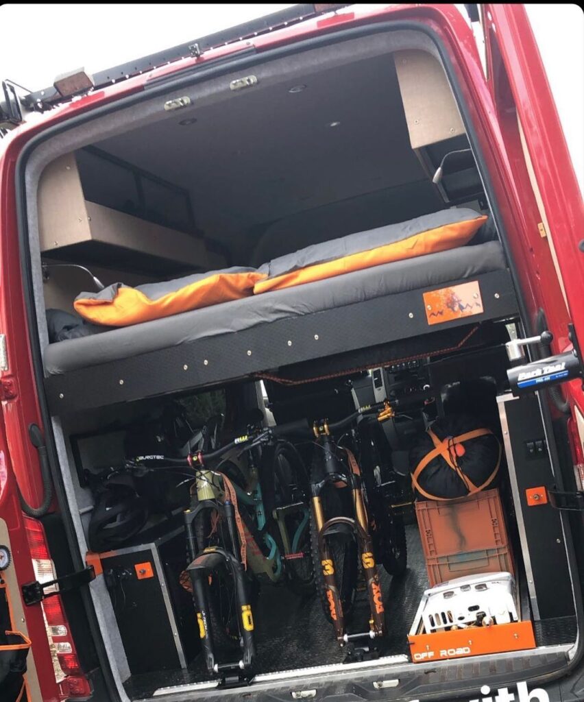 Mercedes Sprinter van conversion garage