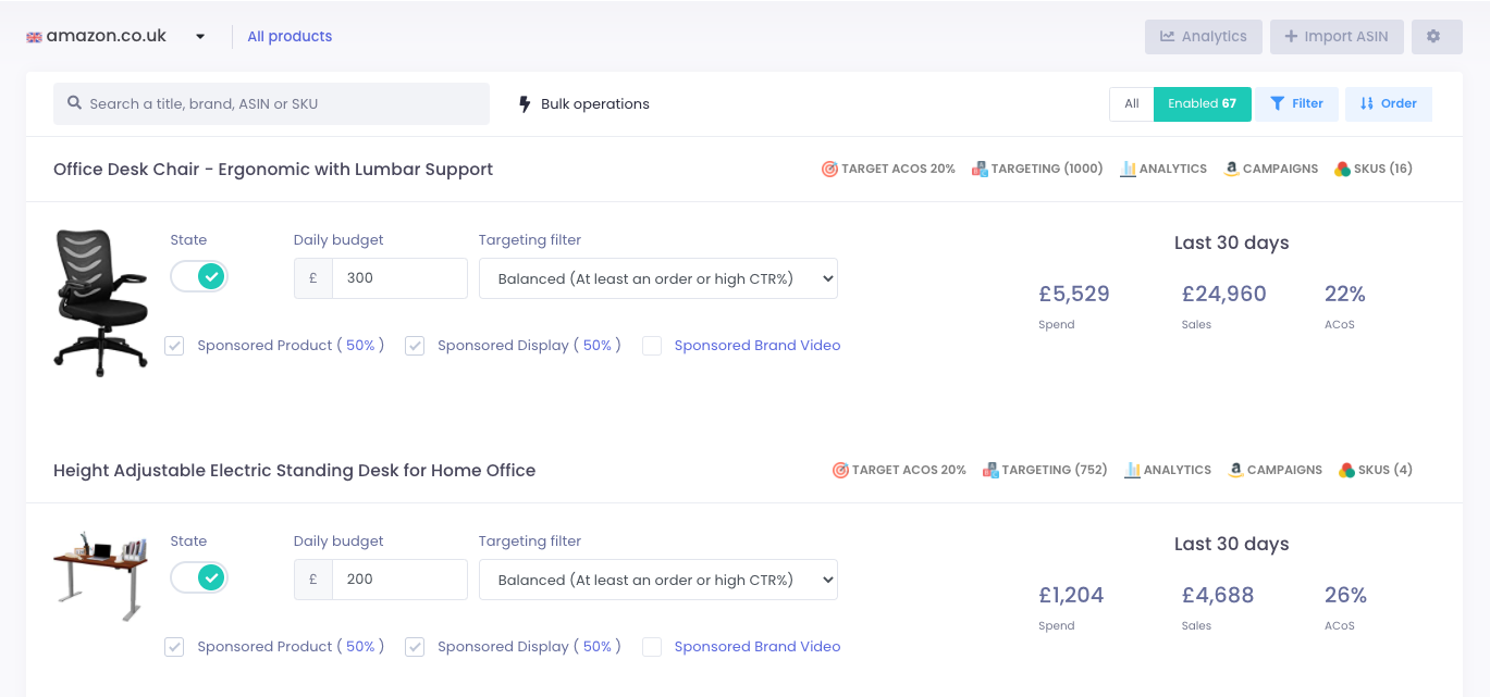 Advigator homepage screenshot