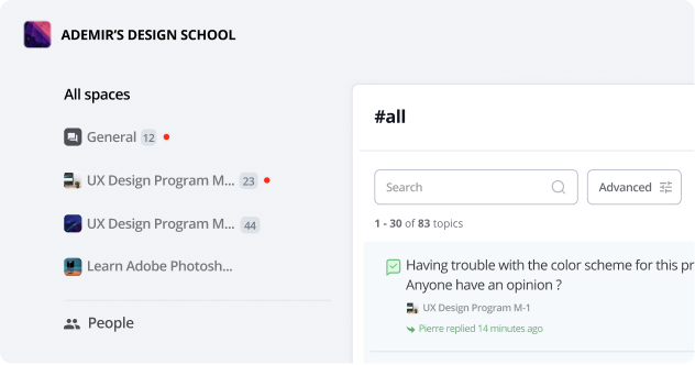 SchoolMaker community spaces