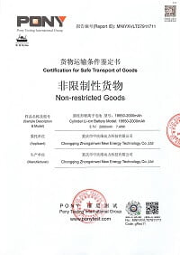 safe transport Report for mist sprayer