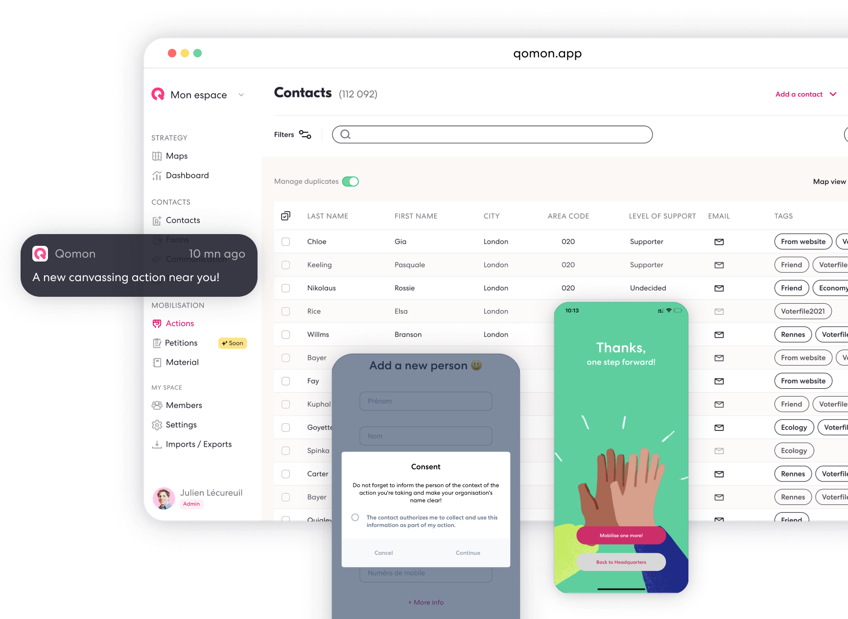 The best CRM for politics & Nonprofit people Globally trusted