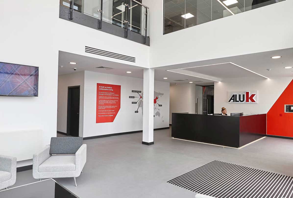 The AluK HQ reception in Cheptow