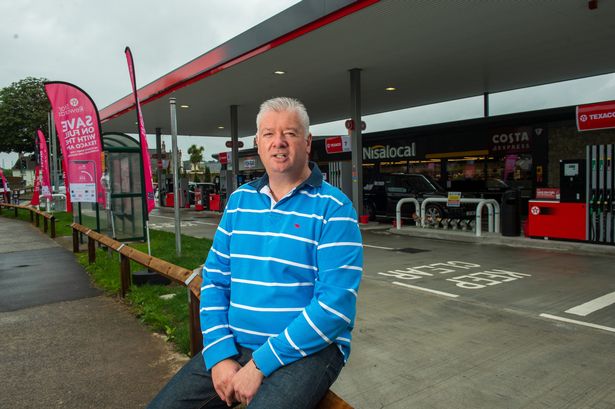 Darren outside the newly-refurbished Bush Hill garage, his first acquisition for Ascona