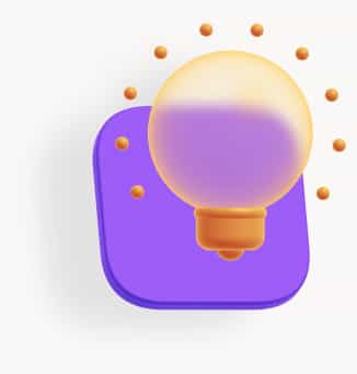 3D Illustration einer Glühbirne