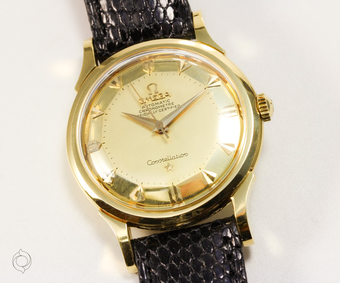 Omega Constellation de Luxe 18K Gold 1956 Kal. 505 PiePan erwerben