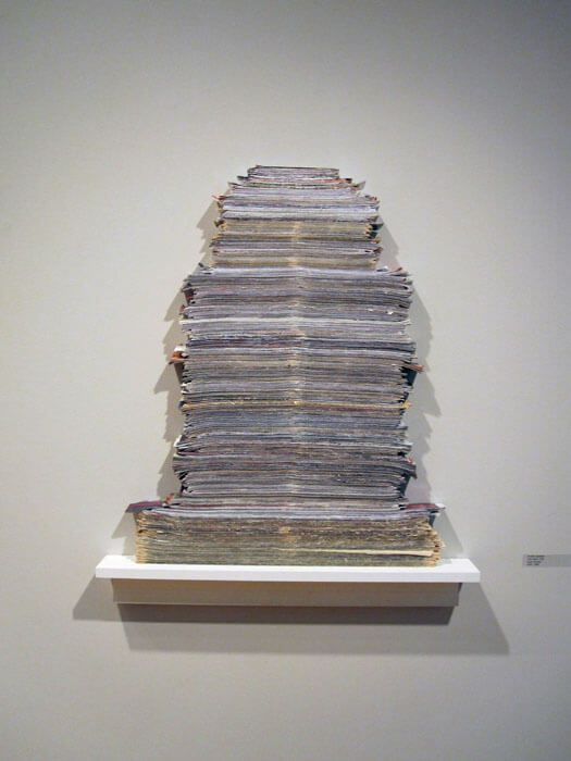 Free Paper 11-06 | Paper and glue, 29.75 x 24 x 2 inches, 29 lbs