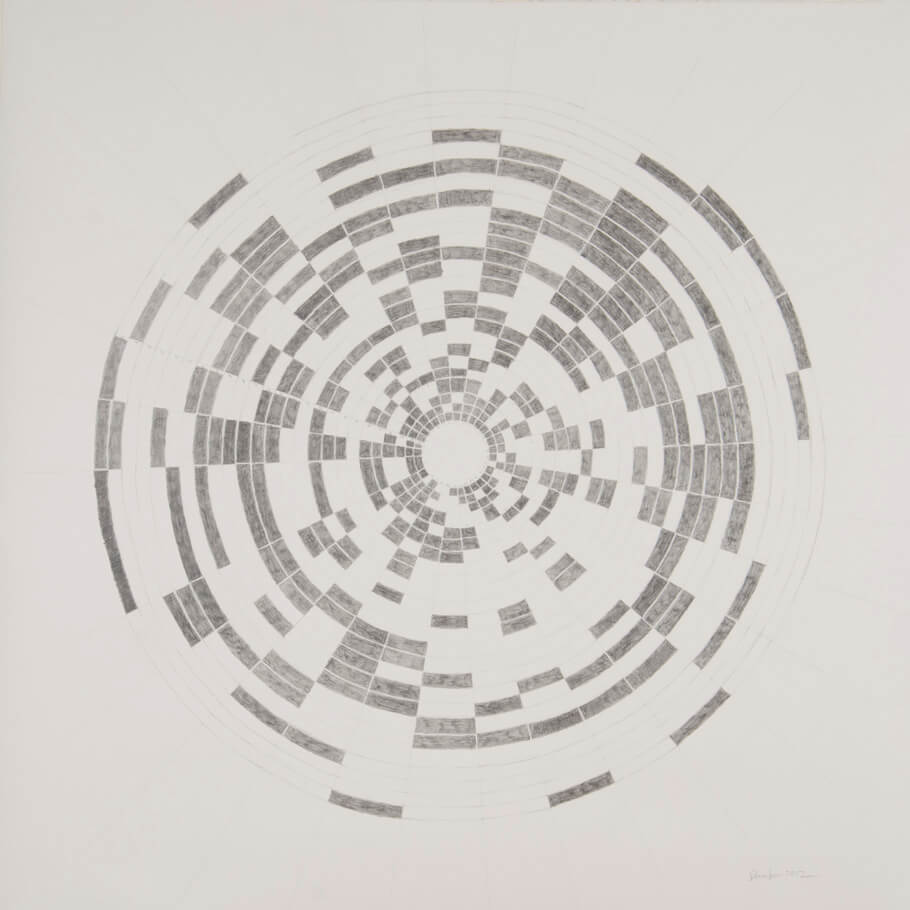 December 2012 | graphite on paper, 42 x 42 inches, 2013
