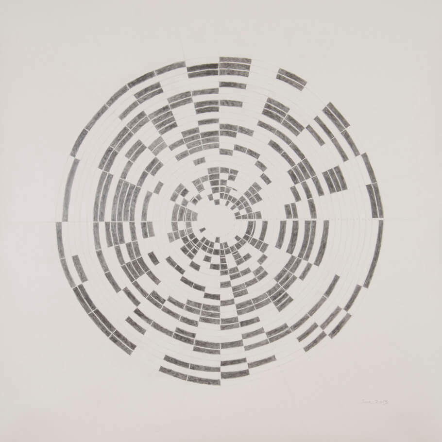 June 2013 | graphite on paper, 42 x 42 inches, 2013