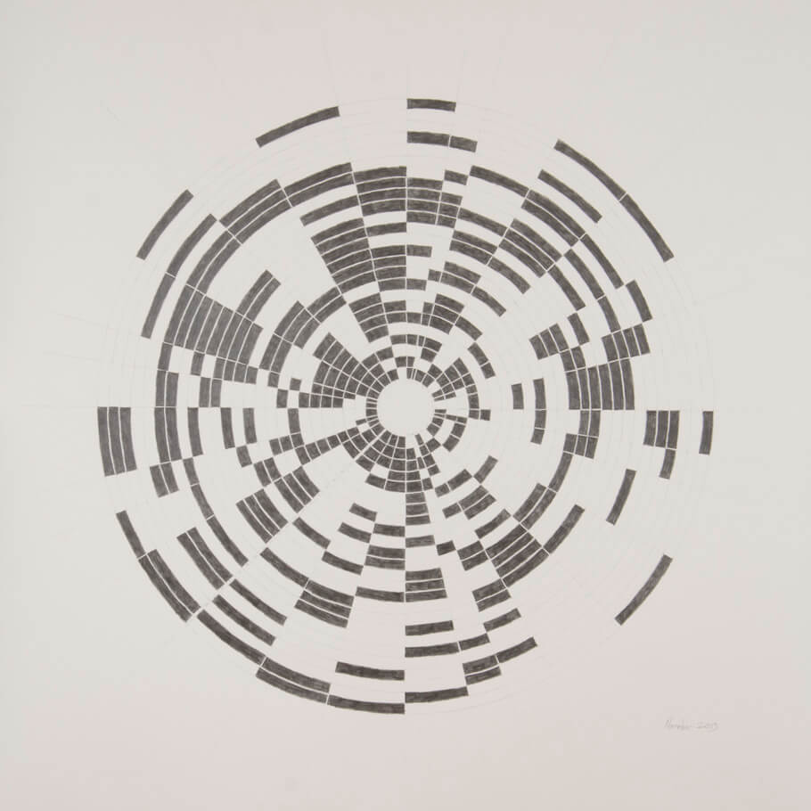 November 2013 | graphite on paper, 42 x 42 inches, 2013