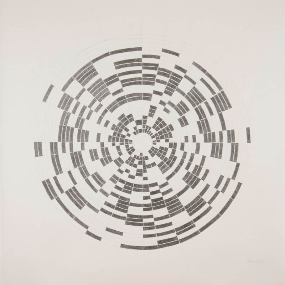 October 2013 | graphite on paper, 42 x 42 inches, 2013