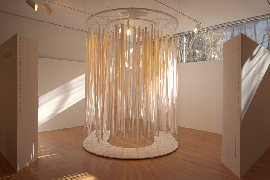 Accumulation Project C3 DMA | paper, tape, wire, wood, string, dimensions variable, 2011-2012