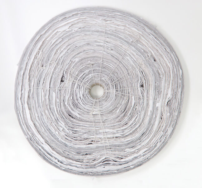 2,490 | Paper and tape, 24 x 24 inches, 2012