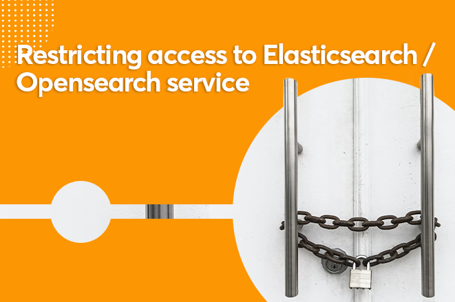 Elasticsearch/OpenSearch domains that are not required to be openly accessible should be created without a public endpoint to prevent arbitrary public access to the domain.