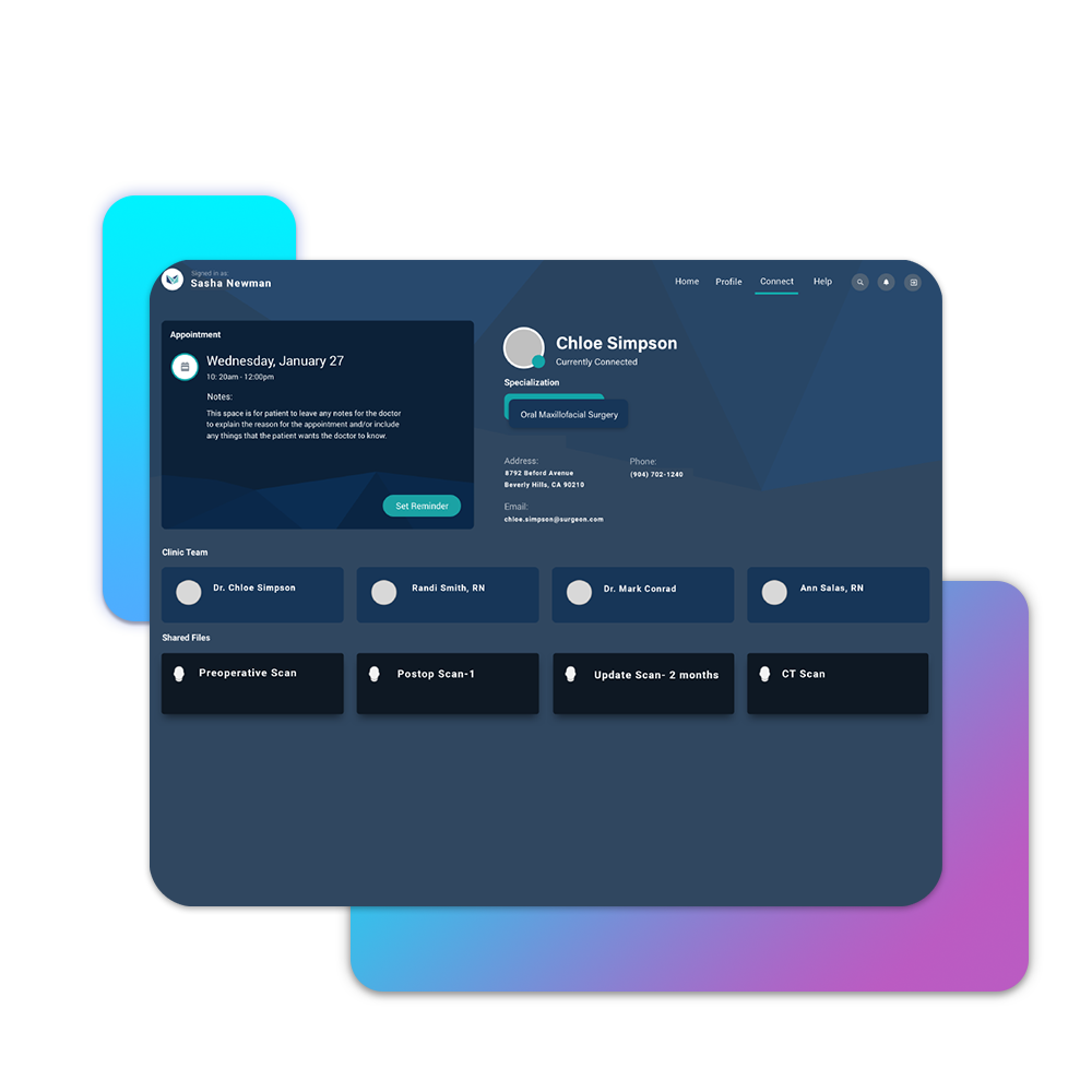 Connecting with a doctor and sharing data for your case is safe and secure with MirrorMe.