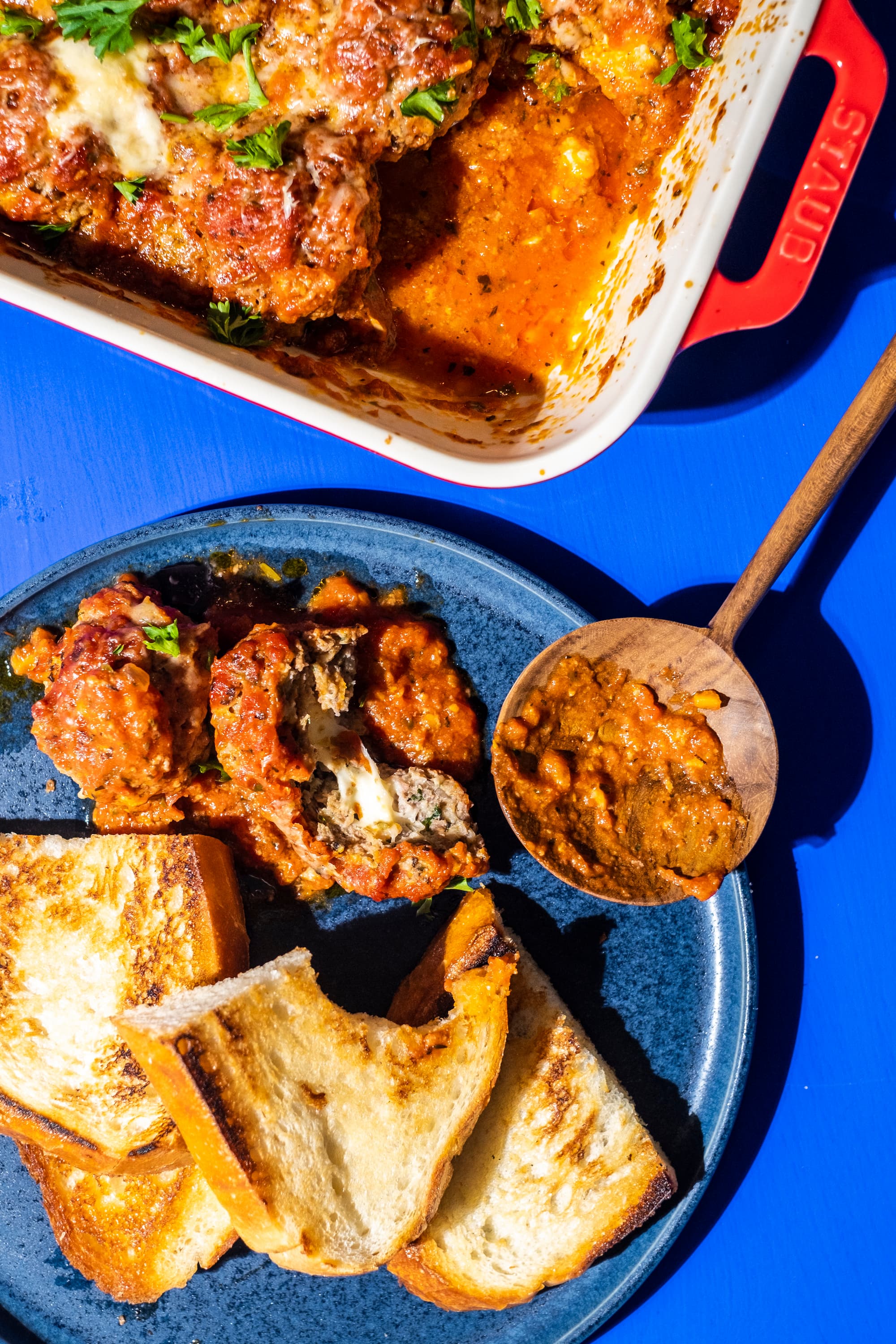 Cheesy Stuffed Meatballs Recipe