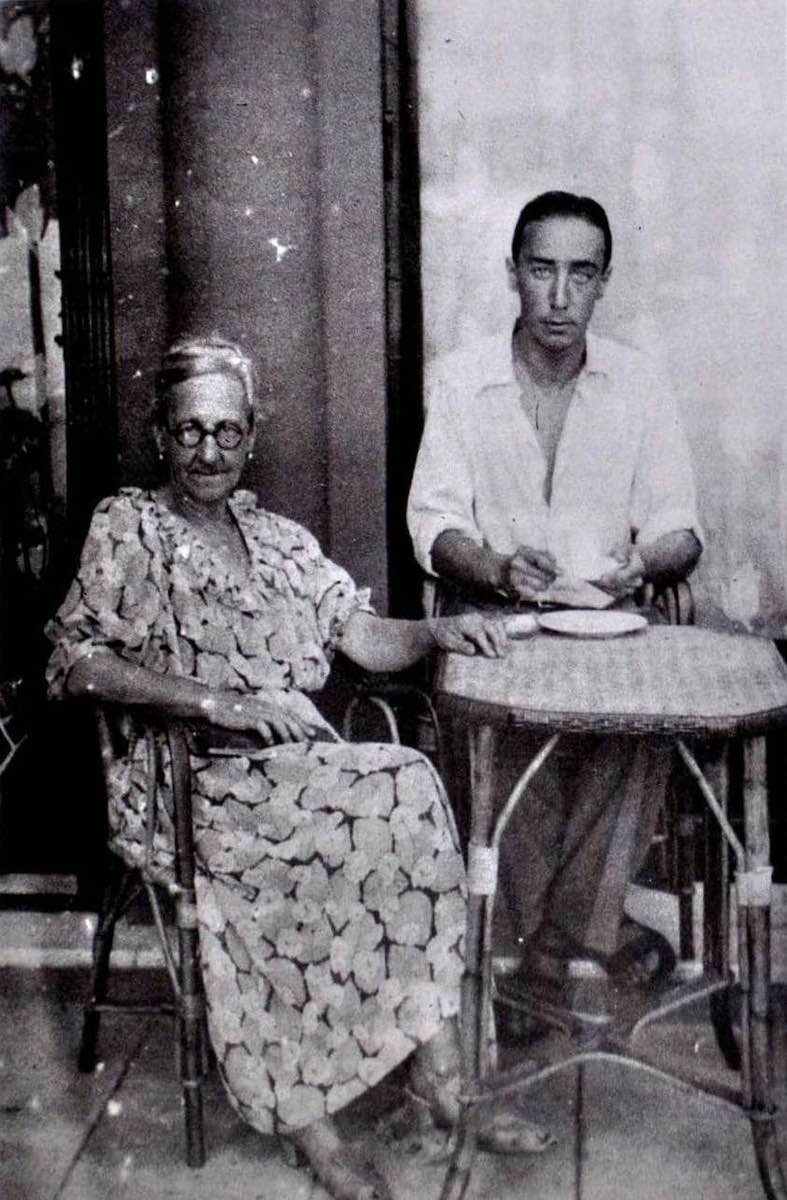 Romain Gary et sa mère à Nice