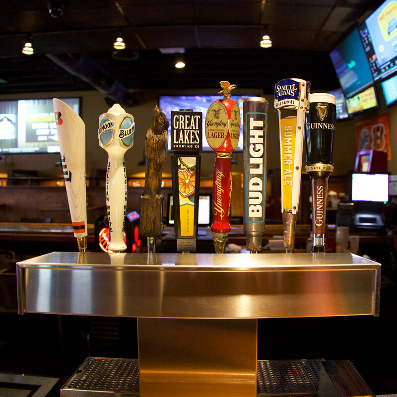 Blue Goose Sports Cafe bar taps