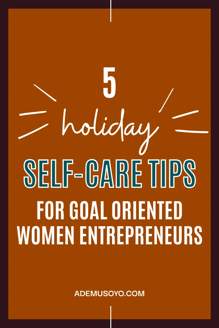 The holidays can be a hectic and stressful time for entrepreneurs. To help you stay sane and healthy this season, we've put together a list of self-care tips and ideas. From creating a daily routine to setting aside time for journaling, these tips will help you make it through the holidays with your sanity intact. So take a break from the hustle and bustle, and give yourself the gift of self-care this holiday season. Repin for later!