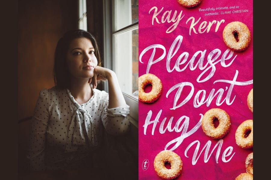 Kay Kerr with a cover shot of her book