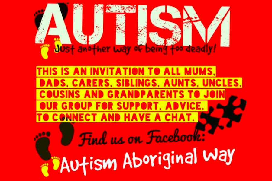 Autism Aboriginal way promo poster