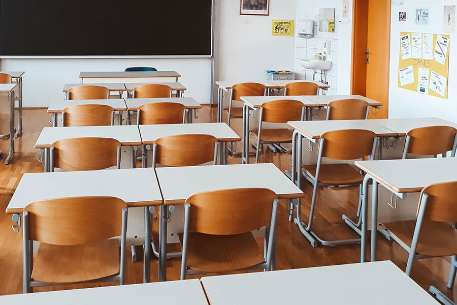 Empty classroom