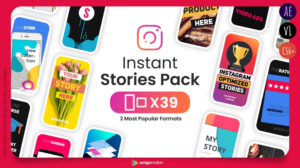 Instant Stories Pack AE