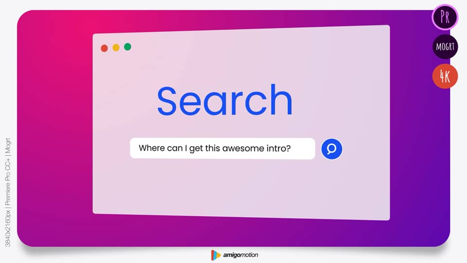 Search Intro - Logo Intro PR