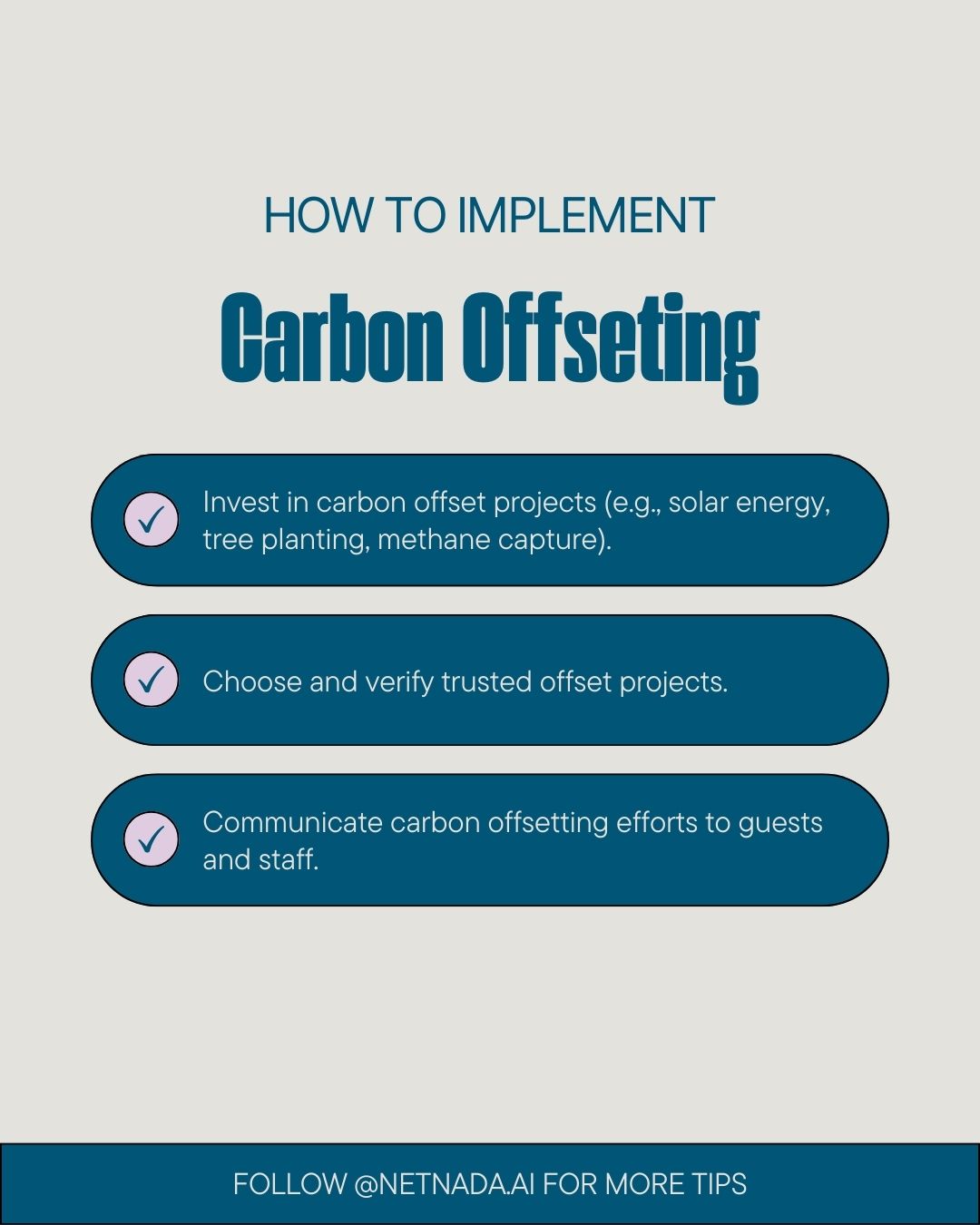 how to implement carbon offestting