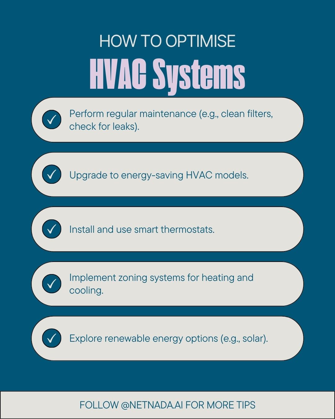 how to optimise HVAC systems