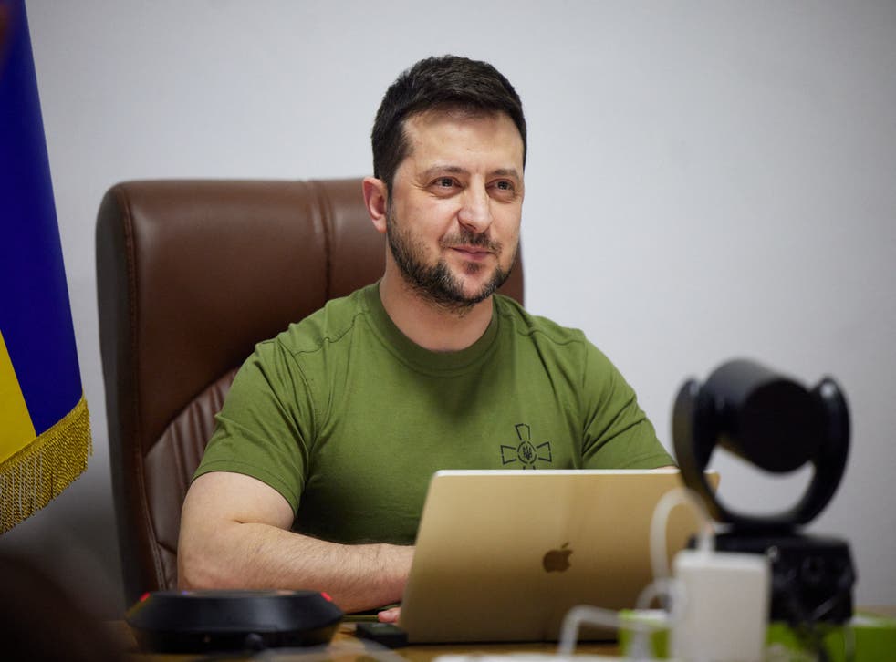<p>Zelensky repeated calls for a no-fly zone over Ukraine when he spoke to US Congress</p>