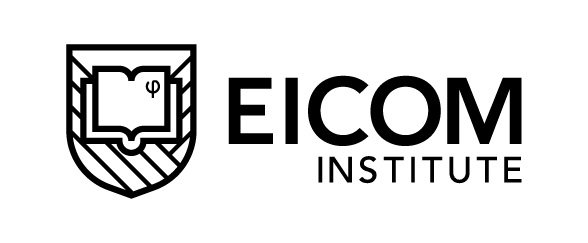 EICOM Logo primary use black on white background
